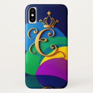 Case-Mate iPhone Case Couronne Dorée Lettre C Monogramme Royal Élégance