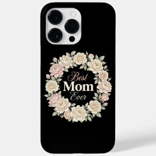 Coque Pour Pour iPhone 14 Pro Max Couronne Élégante Florale Meilleure Mère Qui Soit