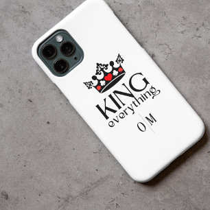 Coque Pour iPhone 15 Couronne KING Personnalisé