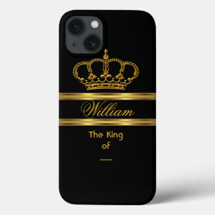 Etui iPhone Case-Mate Couronne noire or royale classe élégante 3