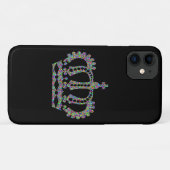 Coques Case-Mate iPhone Couronne royale en motifs (Dos (Horizontal))