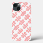 Coques Case-Mate iPhone Couronne royale rose (Verso)