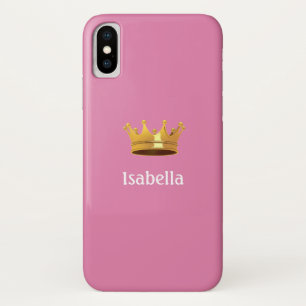 Case-Mate iPhone Case Couronne sur or Rose