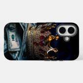Coques Case-Mate iPhone Couronnée de Richesse (Verso (horizontal))