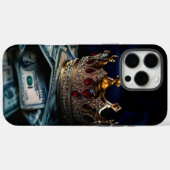 Coques Case-Mate iPhone Couronnée de Richesse (Verso (horizontal))