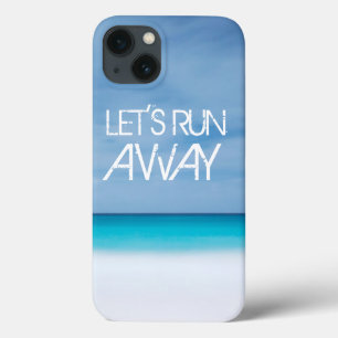 iPhone 13 Case Courons le voyage parti de citation indiquant