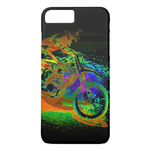 Coque iPhone 7 Plus Course à la fin ! - Motocross Racer