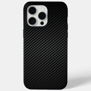 Coque iPhone 15 Pro Max Course automobile classique en fibre de carbone