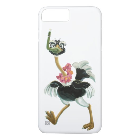 Coques Case-Mate iPhone Course d'autruche dans le marais (Dos)