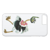Coques Case-Mate iPhone Course d'autruche dans le marais (Dos (Horizontal))