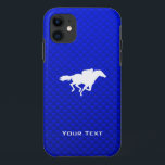 Case-Mate iPhone Case Course de chevaux bleus<br><div class="desc">Vous allez adorer ce cool bleu cheval course équestre chevaux de course jockey design. Idéal pour les cadeaux ! Disponible sur les tee - shirts, les boîtiers de smartphones, les mousepads, les porte - clés, les affiches, les cartes, les couvertures électroniques, les manches d'ordinateur portable / carnet, les casquettes, les...</div>