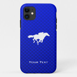 Case-Mate iPhone Case Course de chevaux bleus