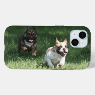 Coque Pour iPhone 15 Course de French Bulldog