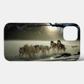 Coques Case-Mate iPhone Course de traîneau à chiens Husky de l'Alaska (Verso (horizontal))