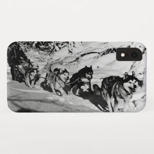 Case-Mate iPhone Case Course de traîneau Malamute eskimo Vintage Alaska