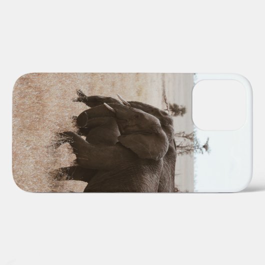 COQUES Case-Mate iPhone COURSE D'ÉLÉPHANTS (Verso (horizontal))