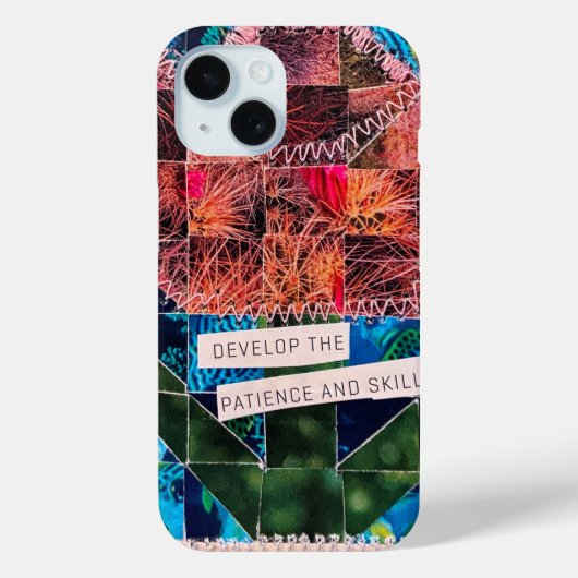 Coques Case-Mate iPhone Courtepoint de tulipe Cactus Fleur & Poisson d'océ (Verso)