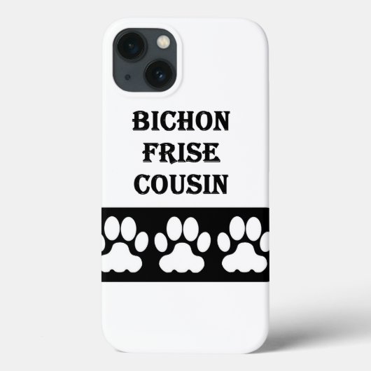 Coques Case-Mate iPhone Cousin du Bichon Frise (Verso)