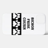 Coques Case-Mate iPhone Cousin du Bichon Frise (Verso (horizontal))