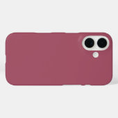 Coques Case-Mate iPhone Coussin de jet élégant rose poussiéreux (Verso (horizontal))