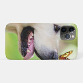 Coques Case-Mate iPhone Coussin décoratif Labrador et papillon (Dos (Horizontal))