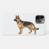Coques Case-Mate iPhone Coussin double face avec Bergère Allemande (Dos (Horizontal))