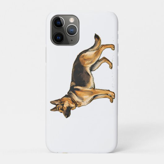 Coques Case-Mate iPhone Coussin double face avec Bergère Allemande (Dos)