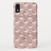 Coques Case-Mate iPhone Coussin pointu rose bijou or Bling  (Dos)