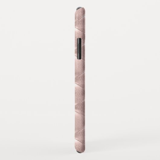 Coques Case-Mate iPhone Coussin pointu rose bijou or Bling  (Dos/Droite)