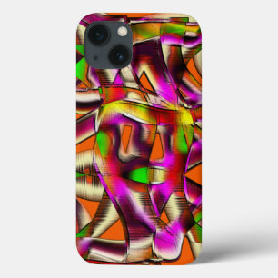 Case-Mate iPhone Case Coutume colorée tordue, rose et sculptée