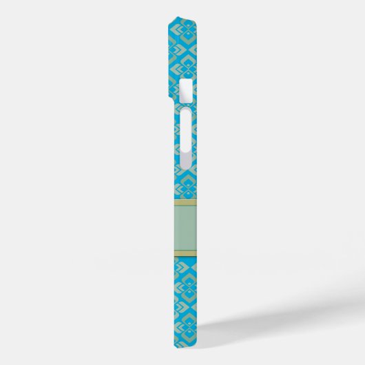 Coques Case-Mate iPhone Couture inspiré nom bleu (Verso / Gauche)