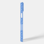 Coques Case-Mate iPhone Couture inspiré nom bleu motif (Verso / Droite)