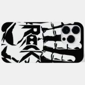 Coques Case-Mate iPhone Couvercle d'amoureux en noir et blanc (Verso (horizontal))