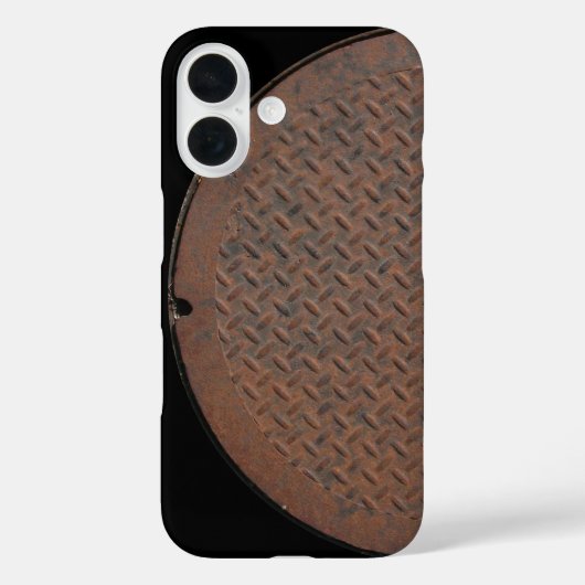 Coques Case-Mate iPhone Couvercle de trou rouillé (Verso)