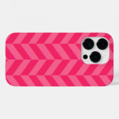 Coques Case-Mate iPhone Couvercle rose Chevron chic et protecteur (Verso (horizontal))