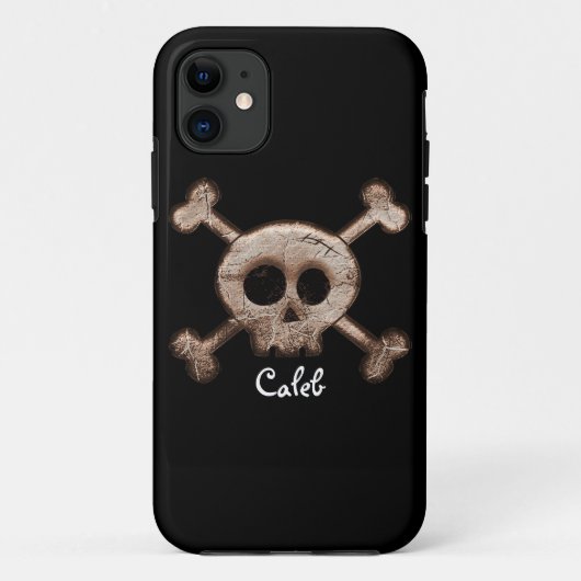 Coques Case-Mate iPhone Couvercle téléphonique du crâne et des os en détre (Dos)
