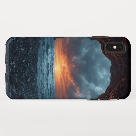 Coques Case-Mate iPhone Couvercle téléphonique en mer spectaculaire - Cave (Dos (Horizontal))