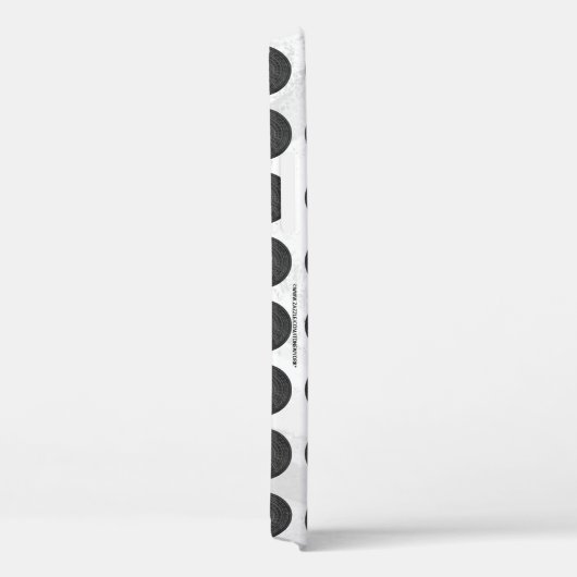 Coques Case-Mate iPhone Couvercles de trou en marbre noir (Verso / Droite)