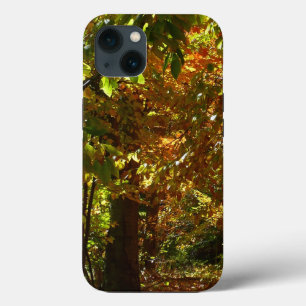 iPhone 13 Coque Couvert de feuilles d'automne II Photographie d'au