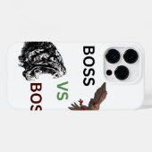 Coques Case-Mate iPhone Couverture animale Boss (Verso (horizontal))
