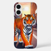 Coques Case-Mate iPhone couverture arrière tigre pour iphone 16 (Verso)