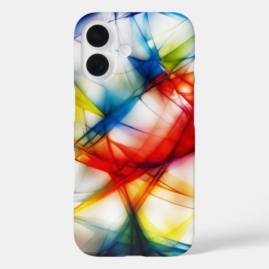 Coques Case-Mate iPhone couverture de design abstrait de style Kandinsky (Verso)
