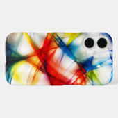 Coques Case-Mate iPhone couverture de design abstrait de style Kandinsky (Verso (horizontal))