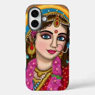 Coques iPhone 16 couverture de la déesse radha