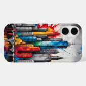 Coques Case-Mate iPhone Couverture de la ligne de ville du sykscraper à l' (Verso (horizontal))