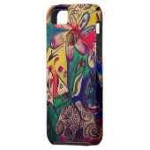 Coques Case-Mate iPhone Couverture de l'iPhone 5 de folie de griffonnage - (Dos gauche)