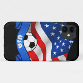 Coques Case-Mate iPhone Couverture de l'iPhone 5 du football des (Dos (Horizontal))