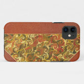 Coques Case-Mate iPhone Couverture de livre ancienne, motif de tourbillon  (Dos (Horizontal))