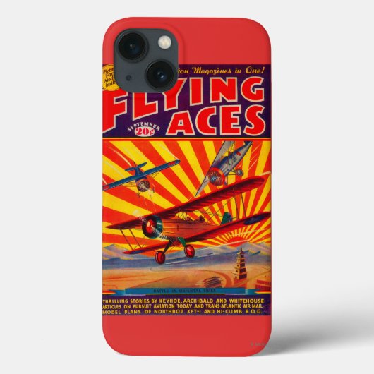 Coques Case-Mate iPhone Couverture de magazine d'as de vol (Verso)
