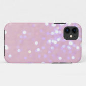 Coques Case-Mate iPhone Couverture de rose pâle/blanche de parties (Dos (Horizontal))